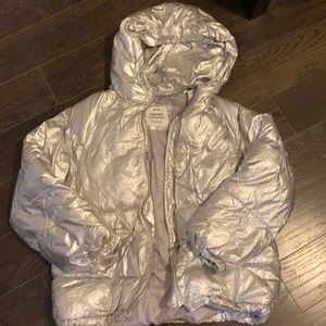 Silver Puffy jacket
